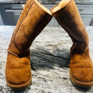 UGG Chestnut Suede Ankle Boots. Size 7